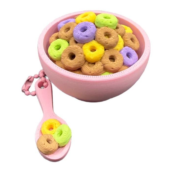 Fruit Loop Cereal Bowl Clicker