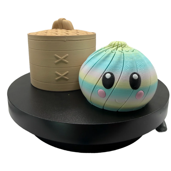 Large Twisty Dumpling Fidget with Container