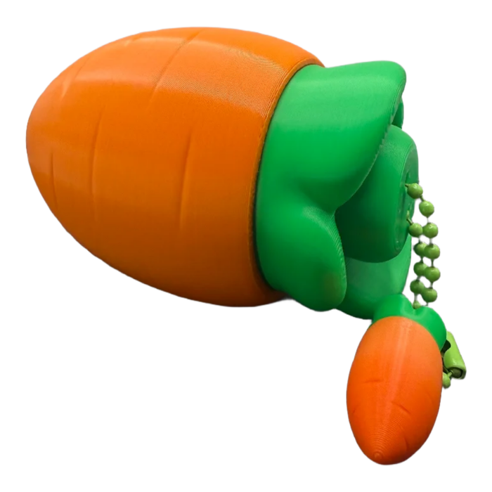 Carrot Bag Tag Container