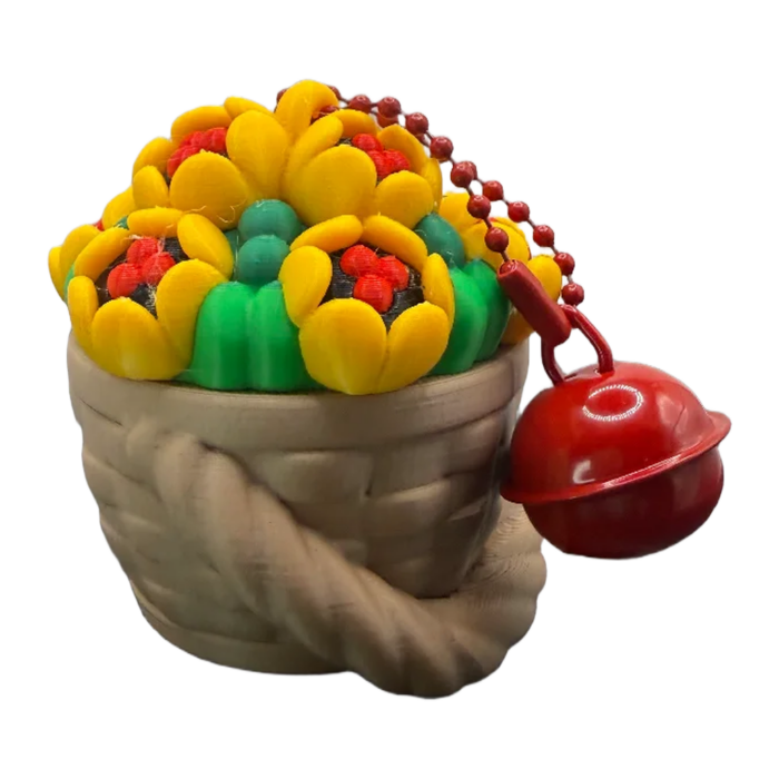 Flower Basket Bag Tag Container